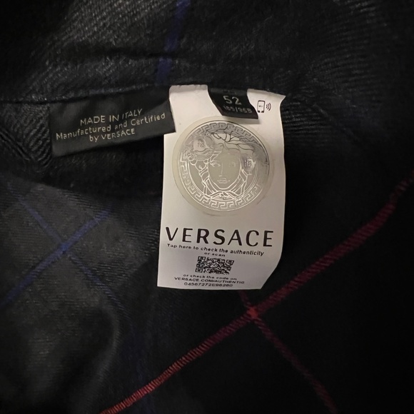AUTHENTIC new VERSACE wool JACKET SHIRT sz52 L - XL - Picture 13 of 13